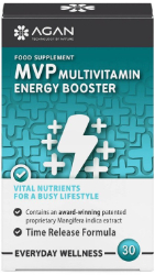 Agan MVP Multivitamin Energy Booster Πολυβιταμίνη Για Τόνωση Του Οργανισμού  30tabs 100