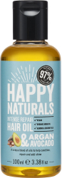Happy Naturals Intense Hair Oil Argan & Avocado 100ml
