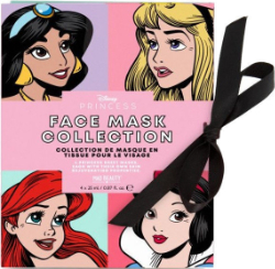 Mad Beauty Disney Princess Face Mask Booklet 4x25ml