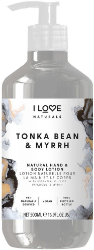 I Love Cosmetics Tonka Bean & Myrrh Hand & Body Lotion Ενυδατική Κρέμα για Χέρια και Σώμα 500ml 600
