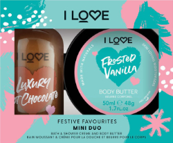 I Love Cosmetics Delicious Duo Gift Box Festive Favourites Σετ Περιποίησης 200