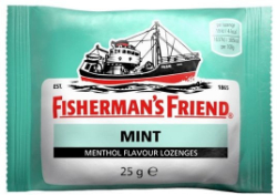 Fisherman's Friend Mint Καραμέλες με Γεύση Μέντας για το Βήχα & τον Ερεθισμένο Λαιμό 25gr 27