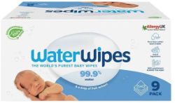 WaterWipes Υγρά Μαντηλάκια 9x60τμχ