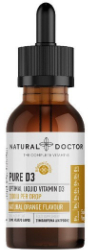 Natural Doctor Pure D3 Συμπλήρωμα Διατροφής με Βιταμίνη D3 σε Υγρή Μορφή 30ml 80