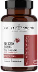 Natural Doctor Iron Soflty Absorbed Συμπλήρωμα Διατροφής για την Αναπλήρωση της Έλλειψης Σιδήρου 90v.caps 120