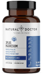 Natural Doctor 3Plus Magnesium Συμπλήρωμα Διατροφής Μαγνησίου 60vcaps 120