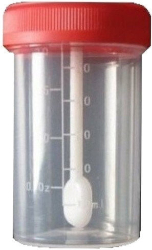 Test Sterile Stool Collection Container 60ml 1τμχ