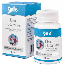 AM Health Smile Coenzyme Q10 & L-Carnitine 30caps