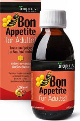 InoPlus Bon Appetite for Adults Τονωτικό Όρεξης με Βασιλικό πολτό Για Ενήλικες 150ml 302