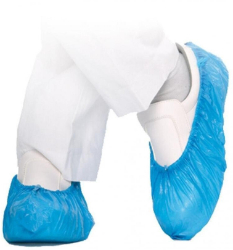 Protex Shoe Cover Ποδονάρια Μπλε Πλαστικά μιας Χρήσης 100τμχ