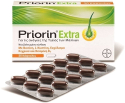 Priorin Extra Συμπλήρωμα Διατροφής Κατά Της Τριχόπτωσης 30caps 53
