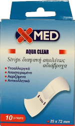 Medisei X-Med Aqua Clear 25x72mm 10τμχ
