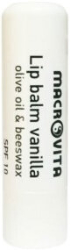 Macrovita Lip Balm Vanilla SPF10 with Olive Oil & Beeswax 4g