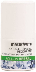 Macrovita Natural Crystal Herbal Roll On Φυσικός Αποσμητικός Κρύσταλλος 50ml 83