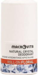 Macrovita Natural Crystal Deodorant Floral Roll On Φυσικός Αποσμητικός Κρύσταλλος 50ml 81