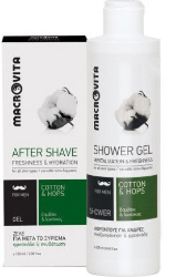 Macrovita Set Cotton & Hops After Shave Gel & Shower Gel 