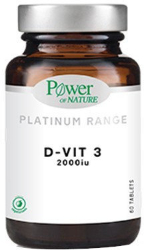 Power Health Classics Platinum Range D-Vit 3 2000iu 60tabs 