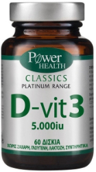Power Health Classics Platinum D-Vit 3 5000iu 60tabs