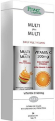 Power Health Multi+Multi Με Γλυκαντικό Στέβια 24eff.tabs & Δώρο Vitamin C 500mg 20eff.tabs 102