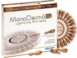 MonoDerma C10 Lightening Anti Aging Αντιρυτιδικός Ορός Καθαρής Βιταμίνης C σε Μονοδόσεις 28ambs 88
