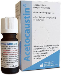 Pharmaq Acetocaustin Διάλυμα με Μονοχλωρικό Οξύ Αποτελεσματικής Θεραπείας για Μυρμηκιές 0,5ml 50