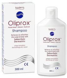Boderm Oliprox Shampoo for Scalp & Body with Seborrheic Dermatitis Σαμπουάν κατά Σμηγματορροϊκής Δερματίτιδας 300ml 360
