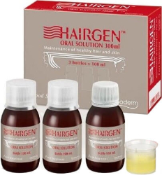 Boderm Hairgen Oral Solution Συμπλήρωμα Διατροφής για Υγιή Μαλλιά & Δέρμα 3x100ml 400