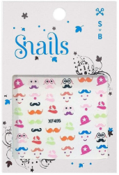 Snails Nail Stickers Sheet Mrs Potato Head 1τμχ
