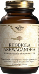 Sky Premium Life Rhodiola Ashwagandha Συμπλήρωμα Διατροφής για την Φυσιολογική Λειτουργία του Νευρικού Συστήματος 60caps 190