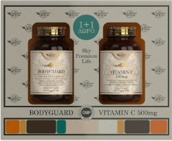 Sky Premium Life 1+1 Δώρο Bodyguard Πολυβιταμίνη 60caps & Δώρο Vitamin C 500mg Βιταμίνη C 60caps 180