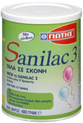 Γιώτης Sanilac 3 Baby Milk Powder 12m+ 400gr