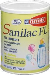 Γιώτης Sanilac FL Lactose Free Infant Powdered Milk 400gr