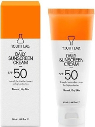 Youth Lab Daily Sunscreen Cream Normal Dry Skin SPF50 Κρέμα Προσώπου Αντηλιακή με Χρώμα Κανονικό Ξηρό Δέρμα 50ml 75