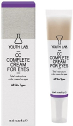 Youth Lab CC Complete Cream for Eyes All Skin Types Κρέμα Ολικής Ανανέωσης Ματιών με Χρώμα 15ml 60