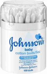 Johnson & Johnson Baby Cotton Buds 100τμχ