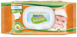 Babylino Sensitive Extra Thick Baby Wipes 54τμχ