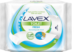 Lavex Toilet Fresh Υγρά Μαντηλάκια Τουαλέτας 25τμχ