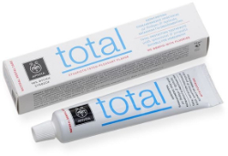 Apivita Total Total Protection Toothpaste Οδοντόκρεμα για Ολοκληρωμένη Προστασία με Πρόπολη & Δυόσμο 75ml 112
