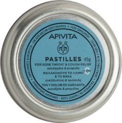 Apivita Pastilles Eucalyptus & Propolis Παστίλιες για Πονόλαιμο & Βήχα με Ευκάλυπτο & Πρόπολη 45gr 74