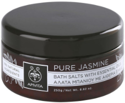 Apivita Pure Jasmine Bath Salts with Essential Oils 250gr
