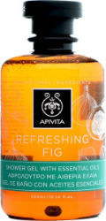 Apivita Refreshing Fig Shower Gel with Essential Oils 300ml