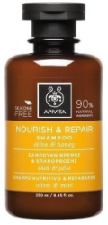 Apivita Nourish Repair Shampoo Olive Honey Σαμπουάν Θρέψης Επανόρθωσης με Ελιά & Μέλι 250ml 285