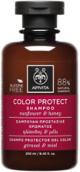 Apivita Color Protect Shampoo Sunflower Honey Σαμπουάν Προστασίας Χρώματος με Ηλίανθο & Μέλι 250ml 286