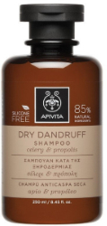 Apivita Dry Dandruff Shampoo Celery Propolis Σαμπουάν κατά Ξηροδερμίας με Σέλερι & Πρόπολη 250ml 288