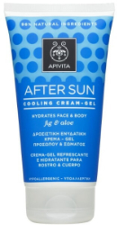 Apivita After Sun Cooling Cream Gel Face Body 150ml 