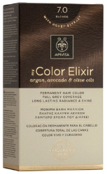 Apivita My Color Elixir 7.0 Βαφή Μαλλιών Φυσικό Ξανθό 50ml 210