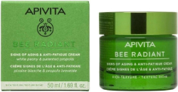 Apivita Bee Radiant Peony Rich Texture Κρέμα για Σημάδια Γήρανσης & Ξεκούραστη Όψη Πλούσιας Υφής 50ml 100