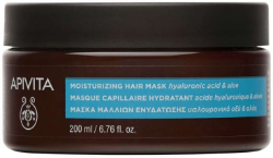 Apivita Moisturizing Hair Mask Hyaluronic Acid & Aloe Μάσκα Μαλλιών με Υαλουρονικό Οξύ Αλόη 200ml 240