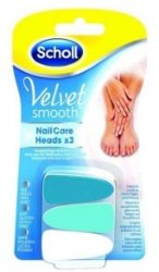 Scholl Velvet Smooth Nail Care Heads 3τμχ