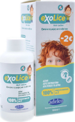 Adelco ExoLice Hair Lotion Αντιφθειρική Λοσιόν 120ml 200